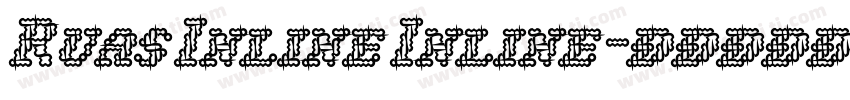 Ruas Inline Inline字体转换